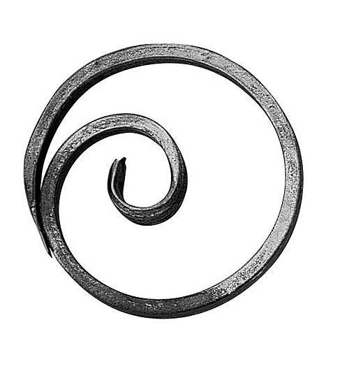 Spiral Zierelement d=100 mm, 12 x 6 mm