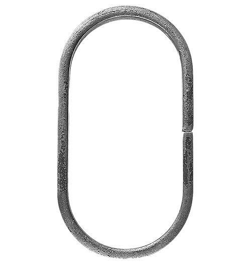 Oval Ring 12 x 6 mm, Bxh 115 x 190 mm