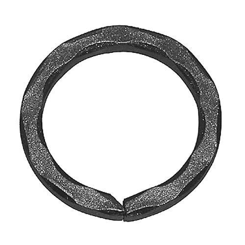 Zierring d=110 mm, 12 x 12 mm gehämmert