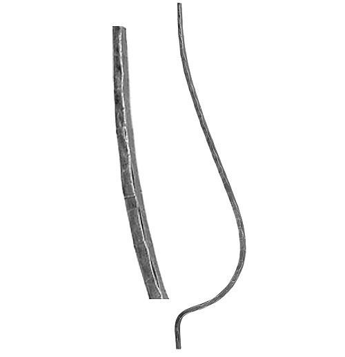 Art.-Nr. 72 | Korbstab Fläche gehämmert